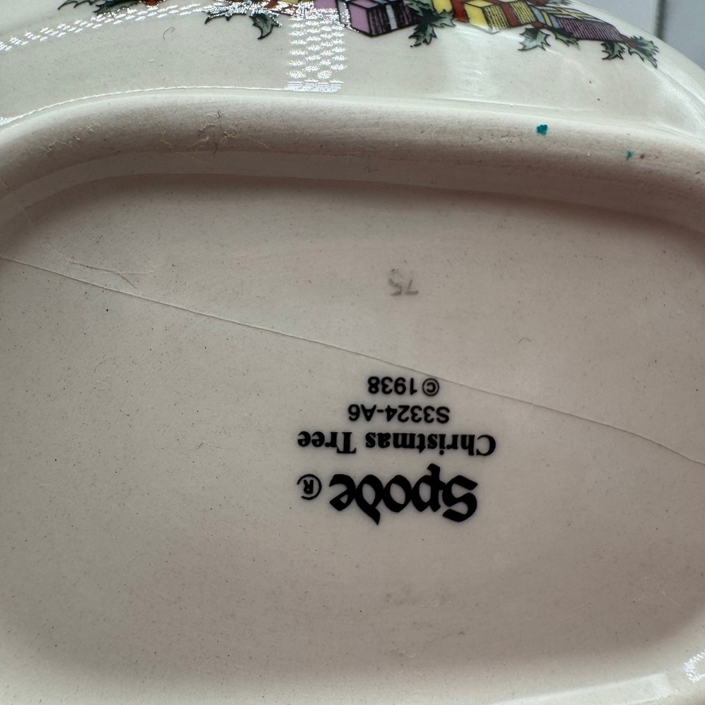 Spode Creamer and Sugar Bowl Set Unisex OS Cream Christmas Tree S3324-A6 - Picture 8 of 15